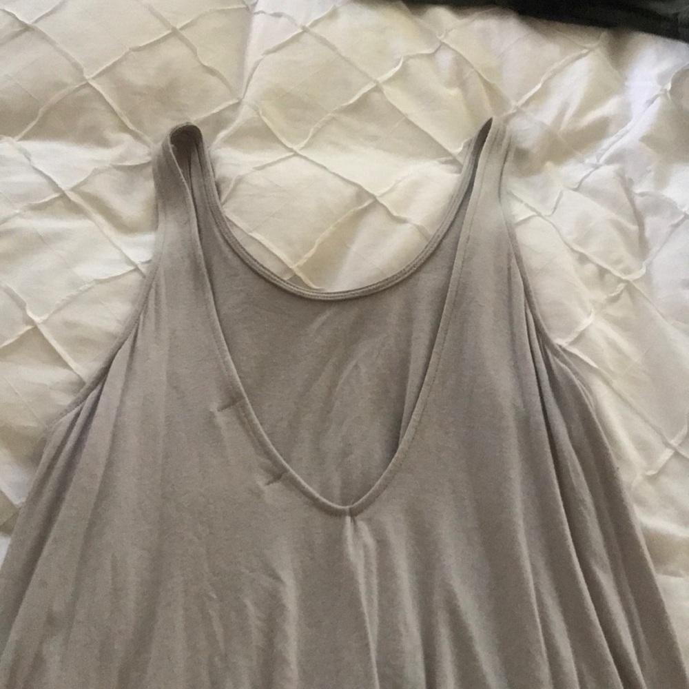 Grey tank top with open back! - Picture 2 of 2